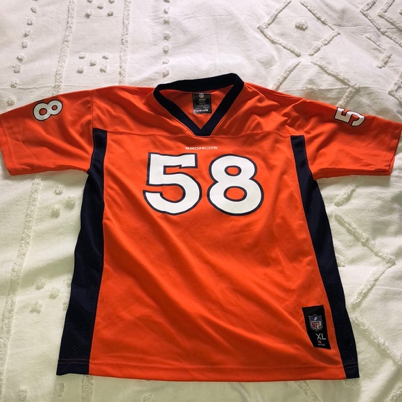 NFL Other - NFL Denver Broncos Orange & Navy Von Miller #58 Kids Jersey